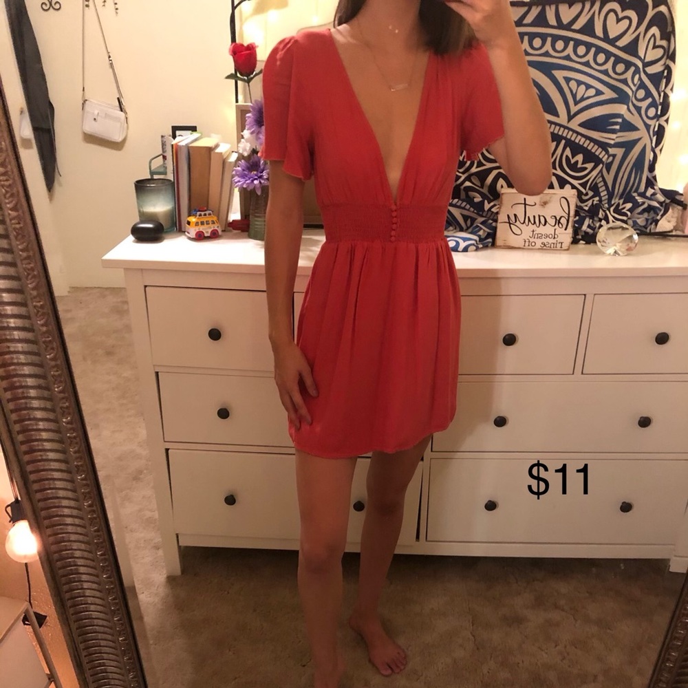 Orange / red dress
